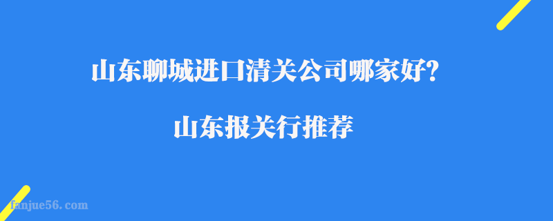 山東聊城進(jìn)口清關(guān)公司哪家好？山東報(bào)關(guān)行推薦
