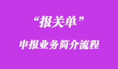 報關單申報業(yè)務簡介流程