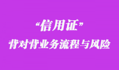 背對背信用證業(yè)務流程與風險