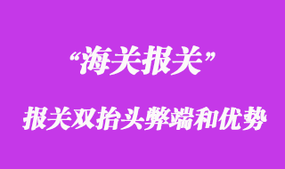 進(jìn)口報(bào)關(guān)雙抬頭弊端和優(yōu)勢(shì)_選擇雙抬頭報(bào)關(guān)原因？
